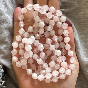 Rose Quartz Mala Necklace